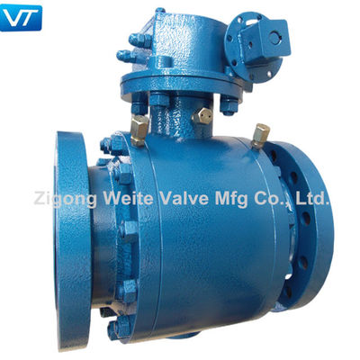 품질  6" 300LB Trunnion Mounted Ball Valve Electric ASME B16.34 Ball Valve 공장