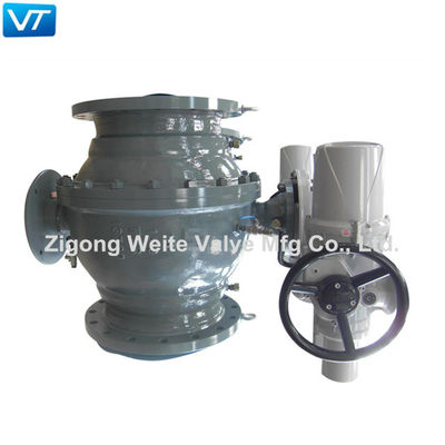 18 " 150LB WCB 바디 밸브 전기 작동되는 풀 보어 폭발 증명 줄기세포