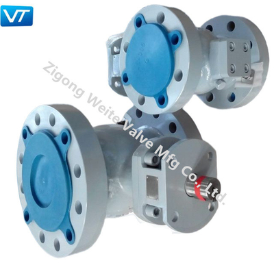 밀봉된 OEM API 6D Ｖ 노치형 볼 밸브 DN 300 단일 시트