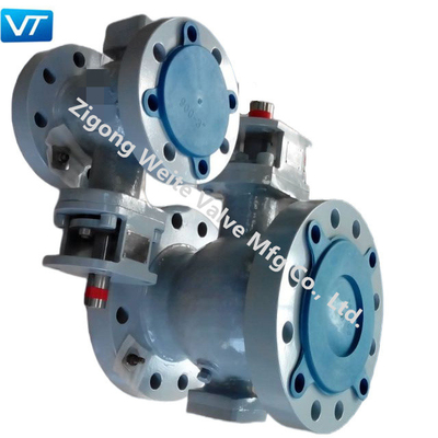 밀봉된 OEM API 6D Ｖ 노치형 볼 밸브 DN 300 단일 시트